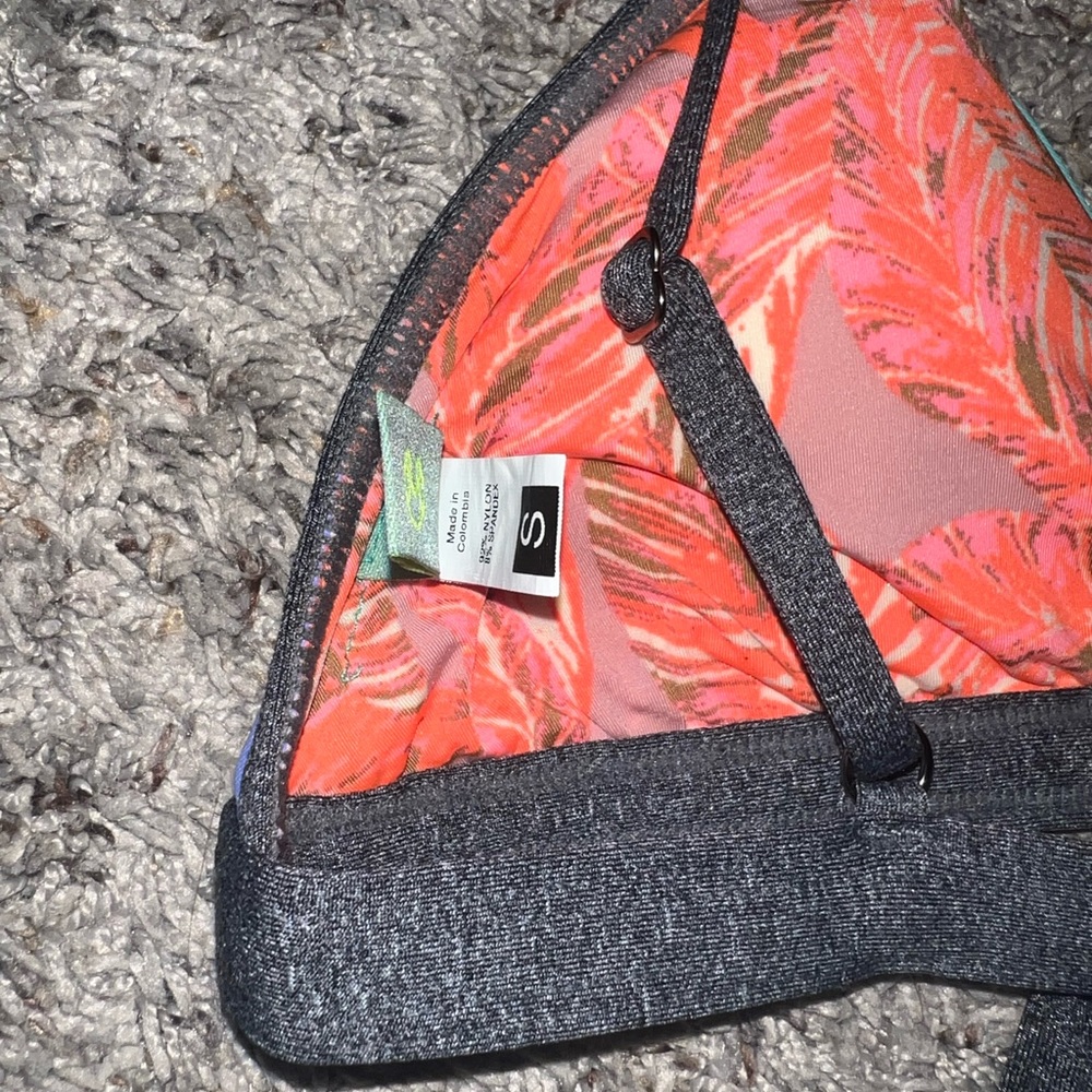 Maaji Reversible Colorblock Triangle Swim Top. Si… - image 6